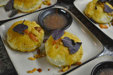 Eggplant empanaditas