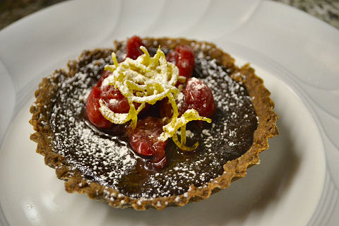 Chocolate tartlet