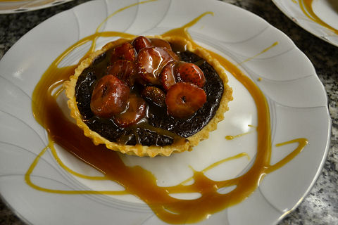 Chocolate Strawberry tartlet