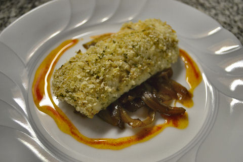 Haddock with sharp sauce, reinterpreted