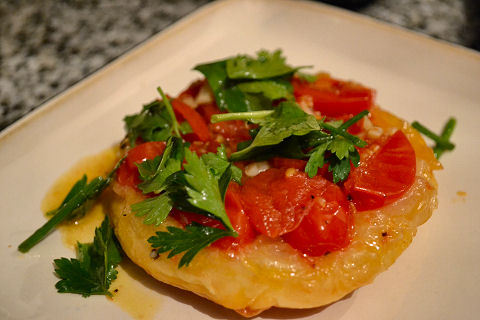 Cherry Tomato Tarte Tatin