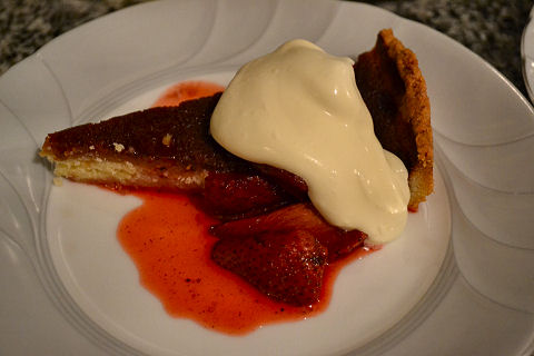 Honey Pie, Roasted Strawberries