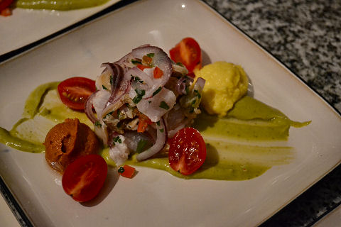 Grouper-Cockle Ceviche