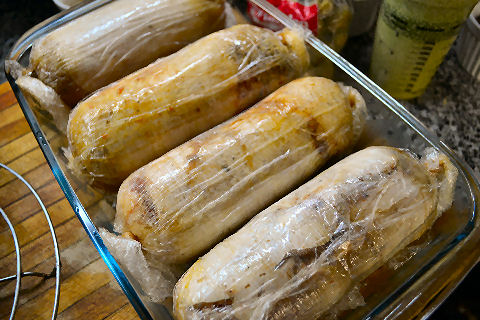 Chicken Marengo prep