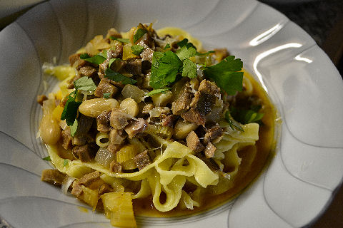 Tagliatelle with Veal Tongue Sugo