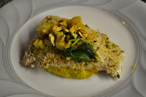 Cod with Squash Puree