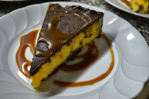 Chocolate Passionfruit tart