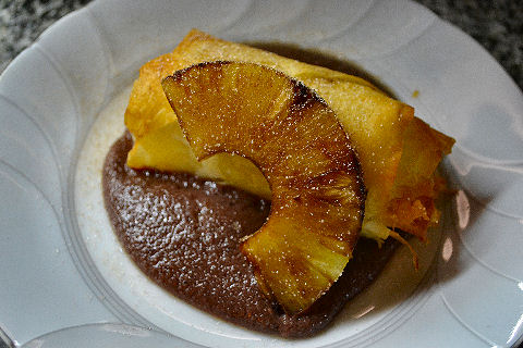 Mazzamorra morada y arroz con leche