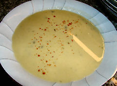 Batata & Vanilla soup