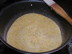 Ground dried potatoes for carapulcra