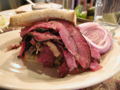 2nd Avenue Deli - pastrami & chopped liver