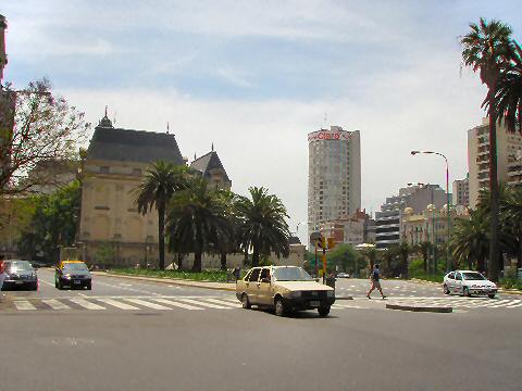 Northern end of Av. 9 de Julio