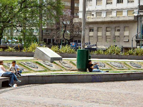 North plaza at the Obelisco