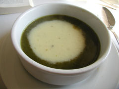 BNCafe cream of spinach soup