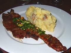 Bar Uriarte - entrana and mashed potatoes