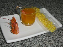 Arroz inflado al azafran