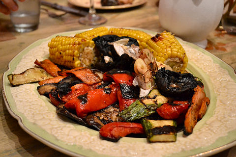 Adentro - grilled vegetables