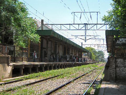 Crossing the tracks