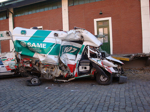 Ambulance crash