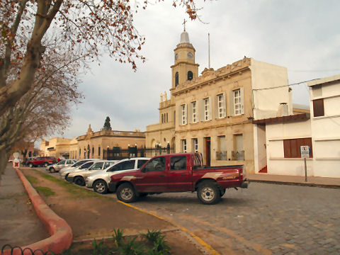 San Antonio de Areco - town church and original town hall