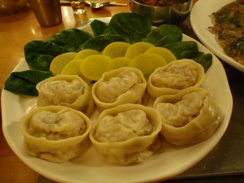 Arirang - chicken and kimchee dumplings