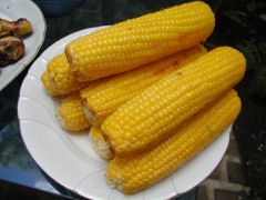 Corn to go with the second round of the asado