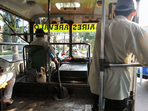 On the colectivo to Buenos Aires beach