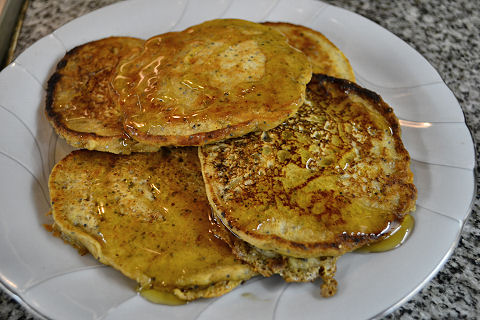 Vegan Baking Net - lemon poppyseed pancakes