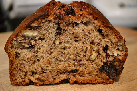 Banana Chocolate Pecan Bread