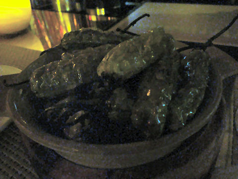 Bar Artisanal - blistered padron peppers