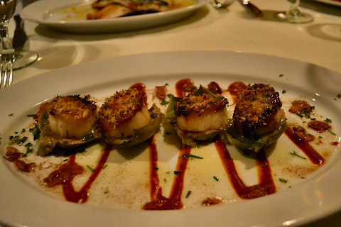 Beacon - roasted scallops