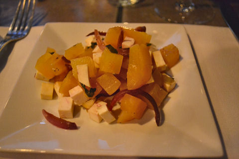 Carmen - roasted golden beet salad