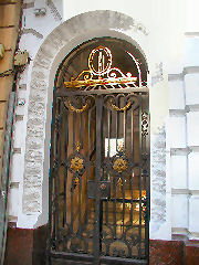 A beautiful arched doorway along the 2600 block of Corrientes