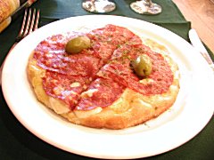 Caballito - individual calabrese pizza