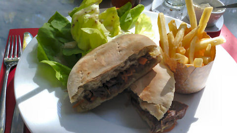 Cafe des Artes - lamb sandwich