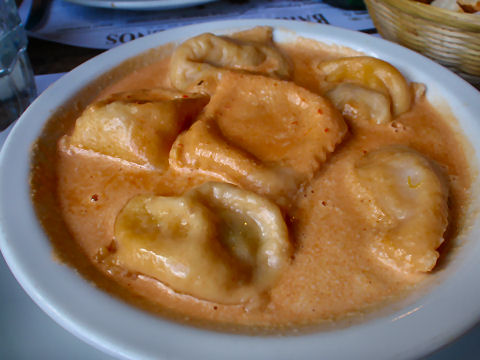 Cafe Margot - turkey ravioli