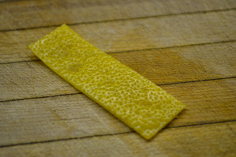 Candied Lemon Zest preparation