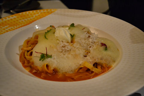 Central - tagliatelle con conejo