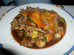 China Town beef with oyster sauce