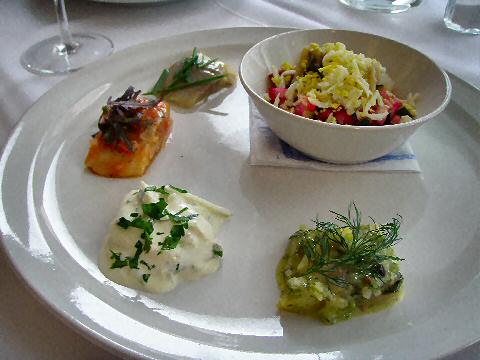 Club Sueco - herring sampler plate