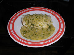 Cod with Celery Sauce