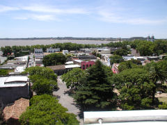 Looking out over Colonia from the lighthouse