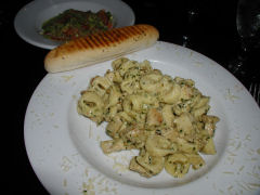 Cutting Board - chicken pesto tortellini