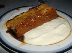 Don Chicho - flan casero with whipped cream