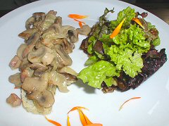 Eliot - mushroom bruschetta