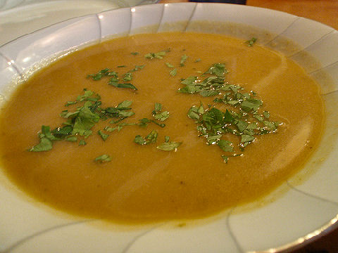 Brussels sprout bisque