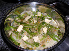 Frittata - prepped and ready for the oven