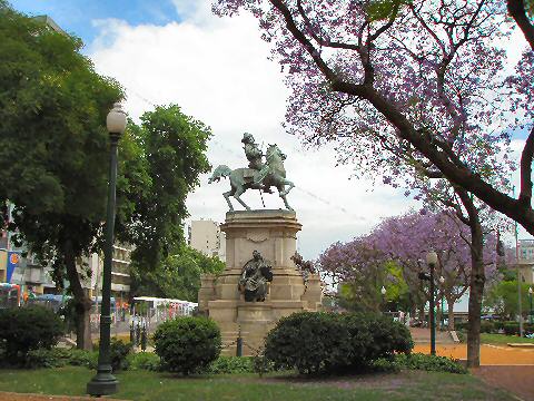 Plaza Italia - Garibaldi Statue