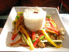 Gout - chicken stir fry