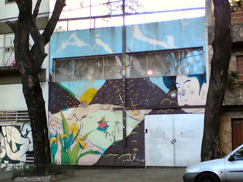 BA - japanese mural